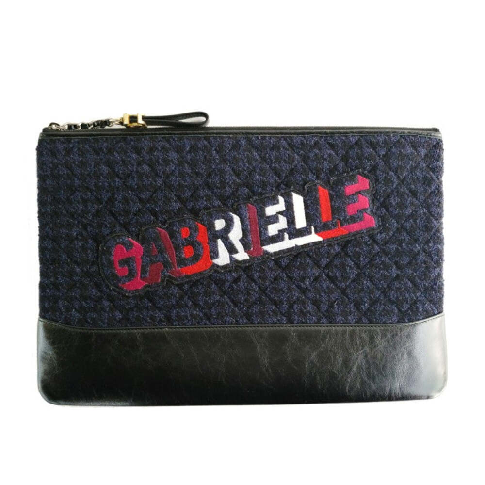Chanel Tweed Gabrielle Clutch #352661F72B